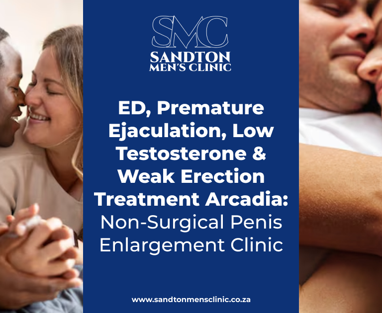 ED, Premature Ejaculation, Low Testosterone & Weak Erection Treatment Arcadia: Non-Surgical Penis Enlargement Clinic 7 ED Premature Ejaculation Low Testosterone Weak Erection Treatment Arcadia Non Surgical Penis Enlargement Clinic