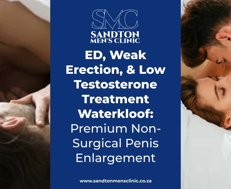 ED, Weak Erection, Premature Ejaculation & Low Testosterone Treatment Waterkloof: Premium Non-Surgical Penis Enlargement 6 ED Weak Erection Premature Ejaculation Low Testosterone Treatment Waterkloof Premium Non Surgical Penis Enlargement