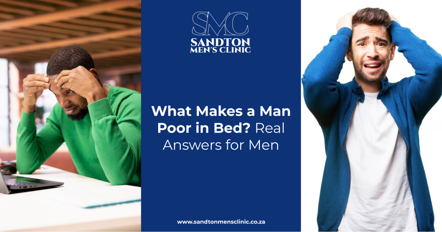 what makes a man poor in bed