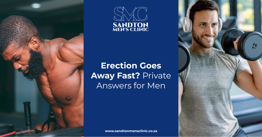 erection goes away fast