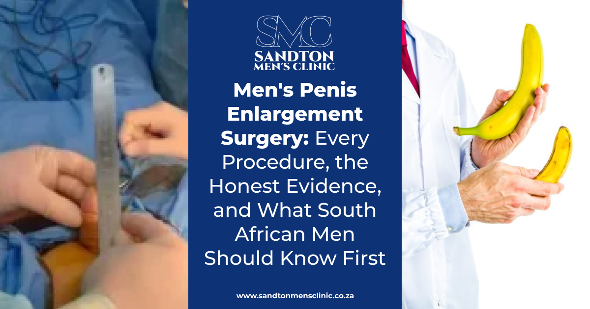Mens Penis Enlargement Surgery Every Procedure the Honest Evidence and What South African Men Should Know First