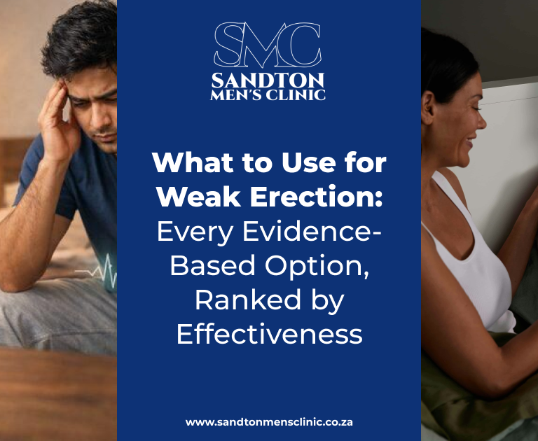 What to Use for Weak Erection: Every Evidence-Based Option, Ranked by Effectiveness