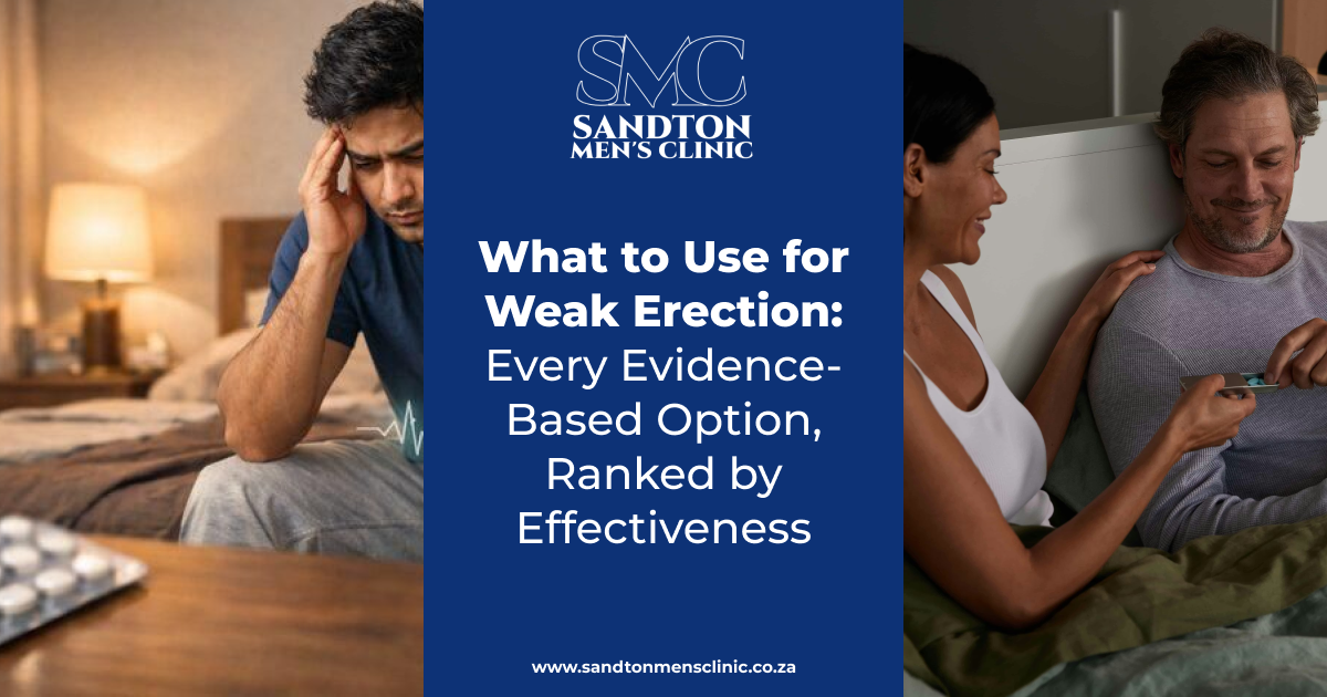 What to Use for Weak Erection Every Evidence Based Option Ranked by Effectiveness