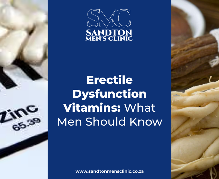 Erectile Dysfunction Vitamins What Men Should Know