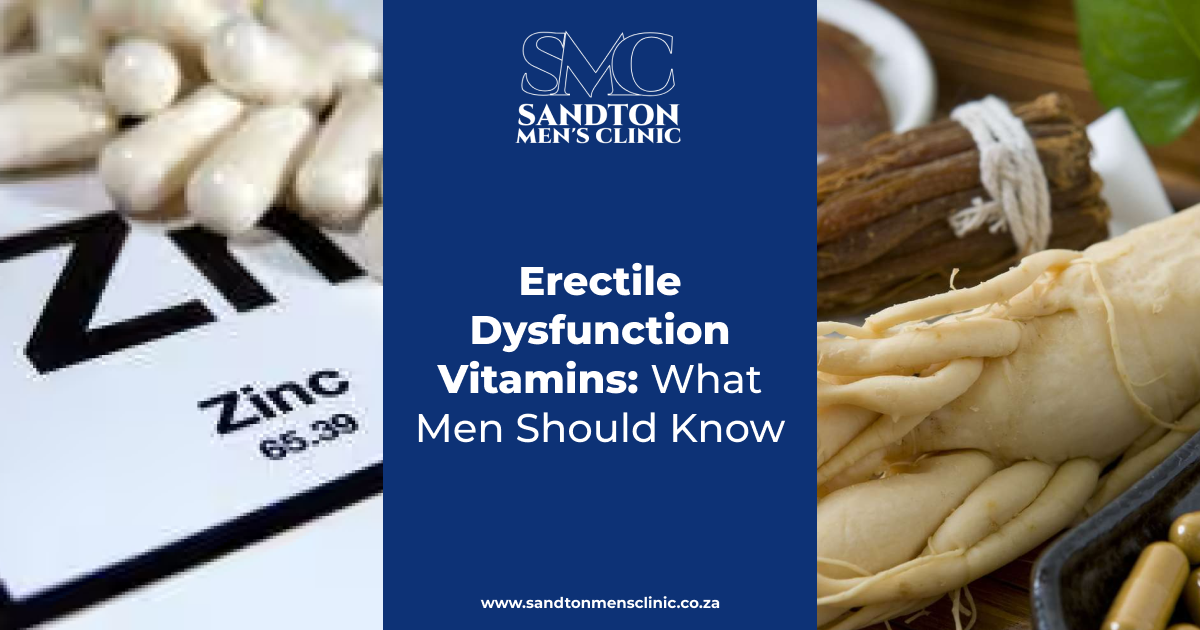 Erectile Dysfunction Vitamins: What Men Should Know 1 Erectile Dysfunction Vitamins What Men Should Know