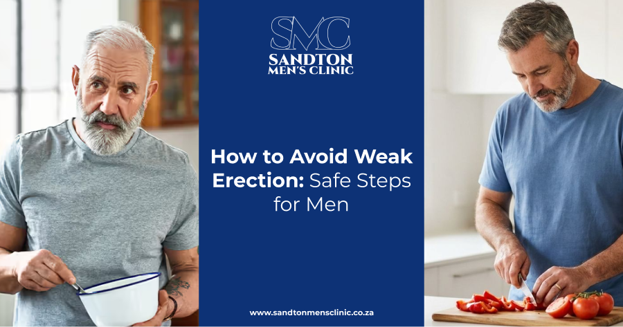 how to avoid weak erection