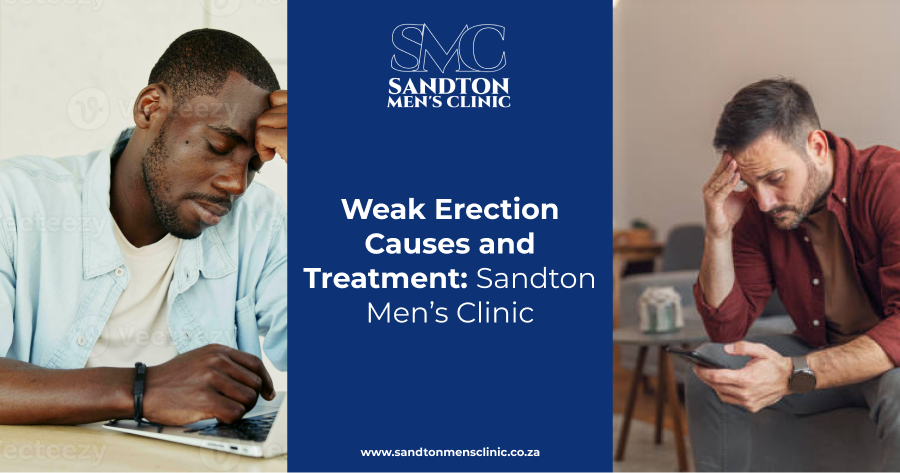 weak erection causes and treatment