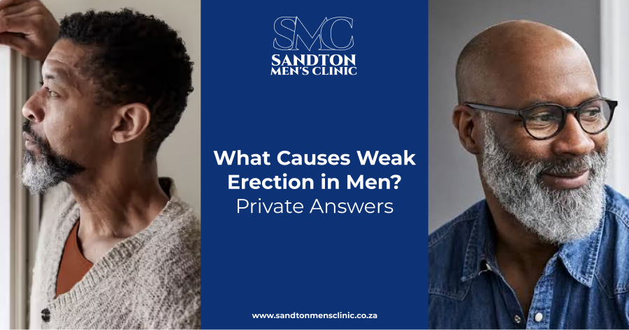 what causes weak erection in men