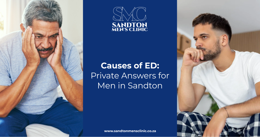 Causes of ED | Private Answers for Men in Sandton 1 causes of ED