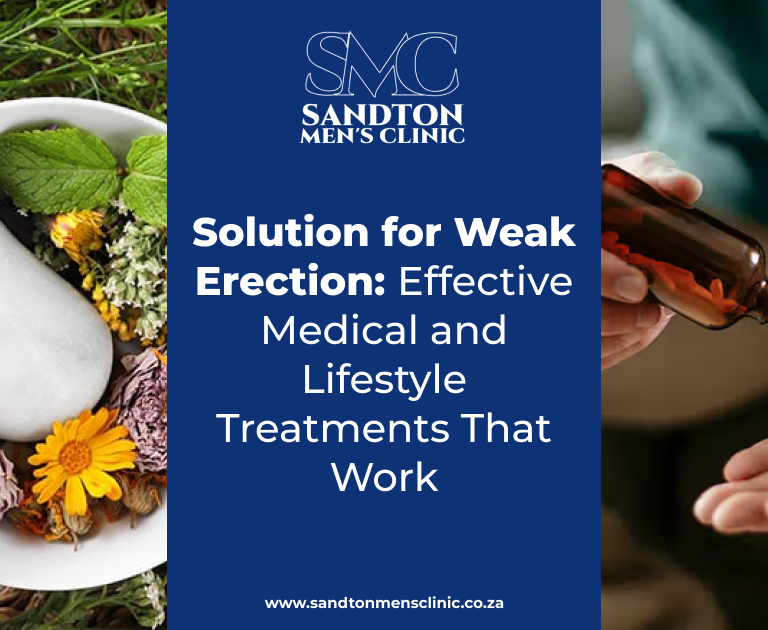Solution for Weak Erection Effective Medical and Lifestyle Treatments That Work
