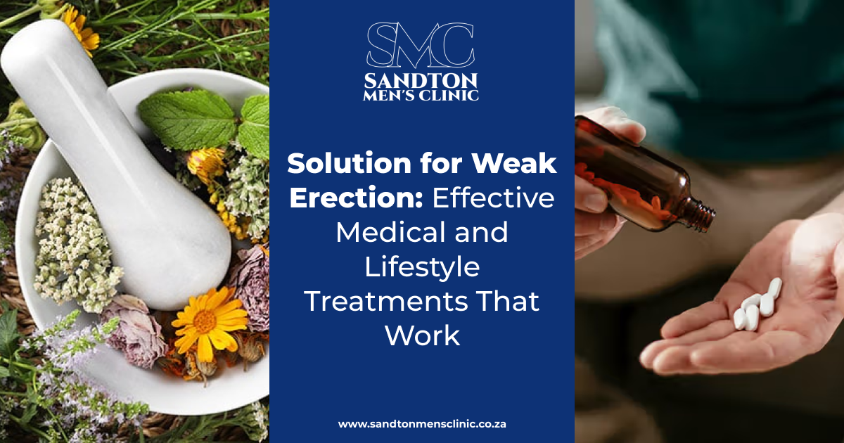 Solution for Weak Erection Effective Medical and Lifestyle Treatments That Work