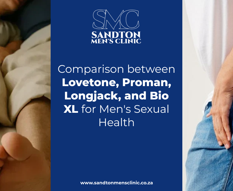 Comparison between Lovetone, Proman, Longjack, and Bio XL for Men’s Sexual Health