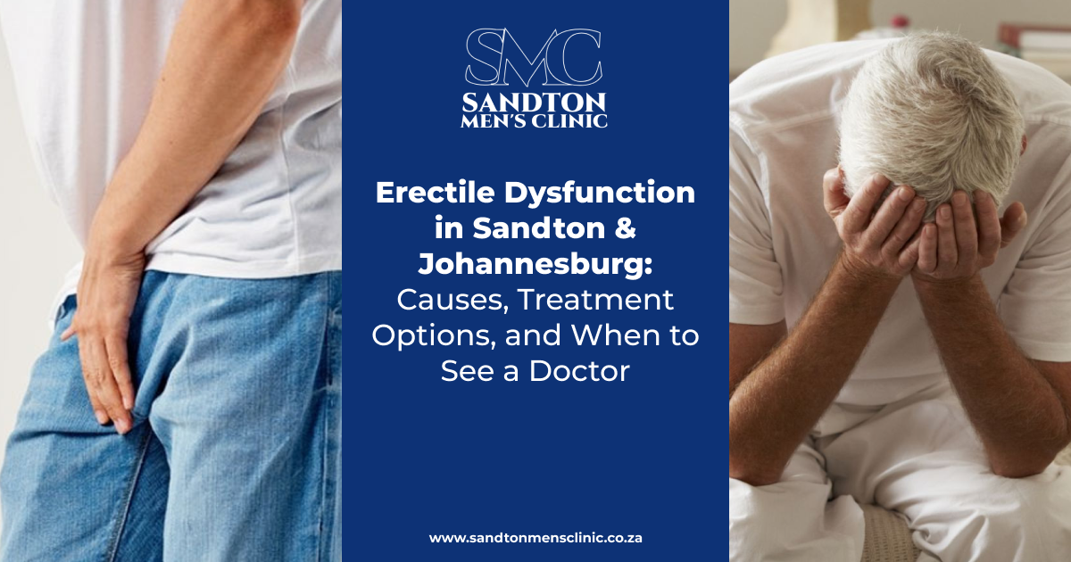 Erectile Dysfunction in Sandton Johannesburg Causes Treatment Options and When to See a Doctor