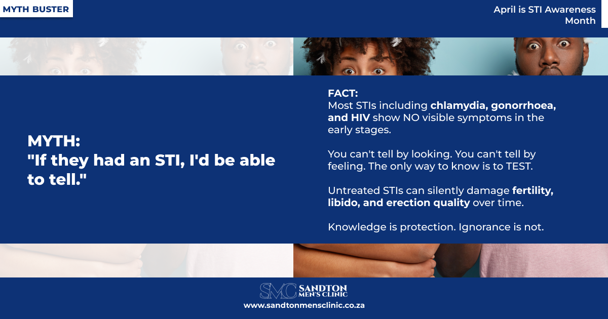 Facebook MYTH If they had an STI Id be able to tell.