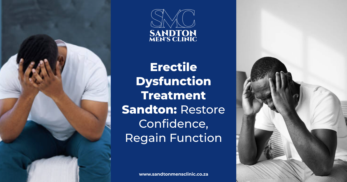 Erectile Dysfunction Treatment Sandton Restore Confidence Regain Function