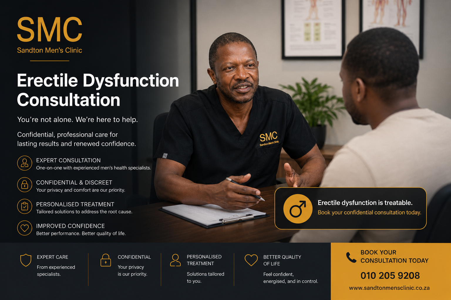 Erectile Dysfunction Treatment in Sandton