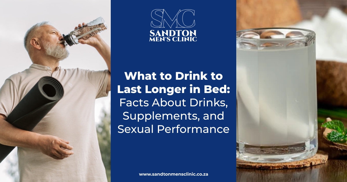 What to Drink to Last Longer in Bed. Facts About Drinks, Supplements, and Sexual Performance 1 what to drink to last longer in bed