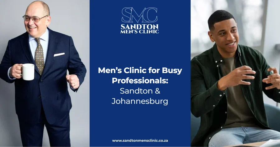 A Men's Clinic for Busy Professionals in Sandton and Johannesburg 1 Men’s clinic for busy professionals in Sandton and Johannesburg